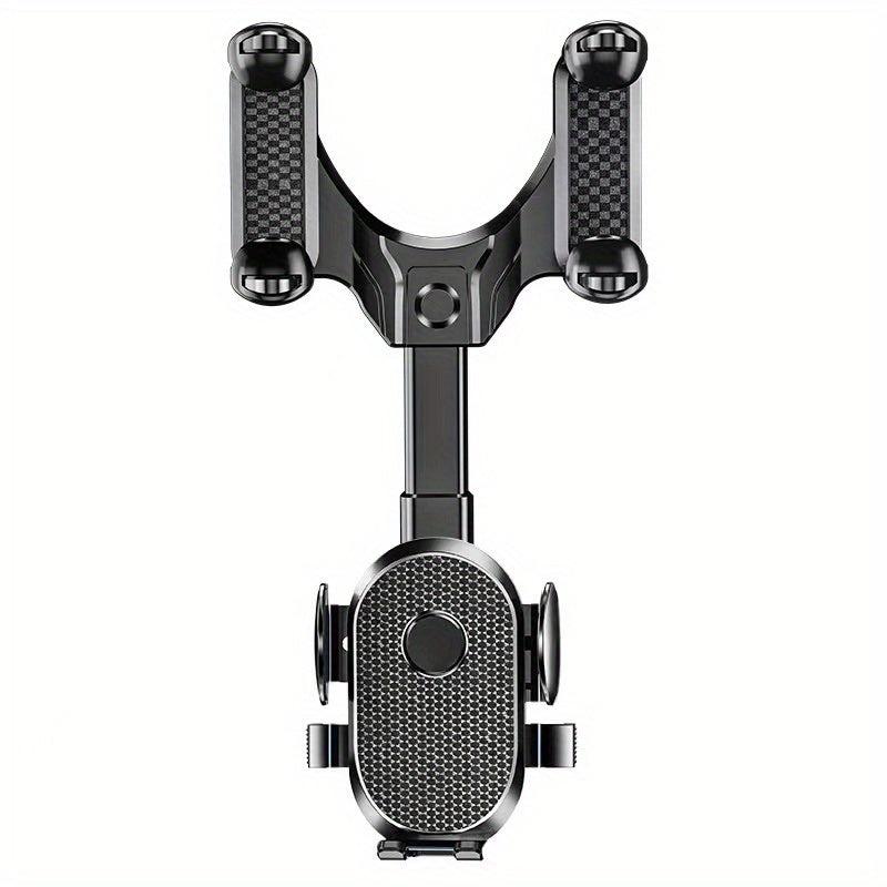 360 Rotatable Car Rearview Mirror Mobile Phone Holder