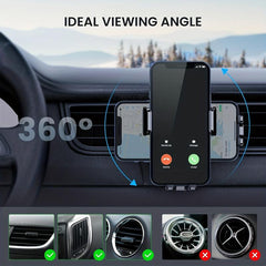 Car Vent Phone Mount Spring Clip Air Vent Cell Phone Holder