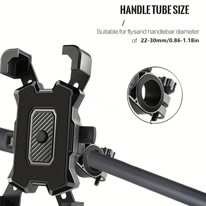 Auto Lock Rearview Mirror Bike Phone Holder Motorcycle Support Mount