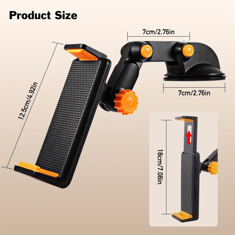 Phone&Tablet Holder Mount Suction Cup Hands-Free Car Cell Phone Holder