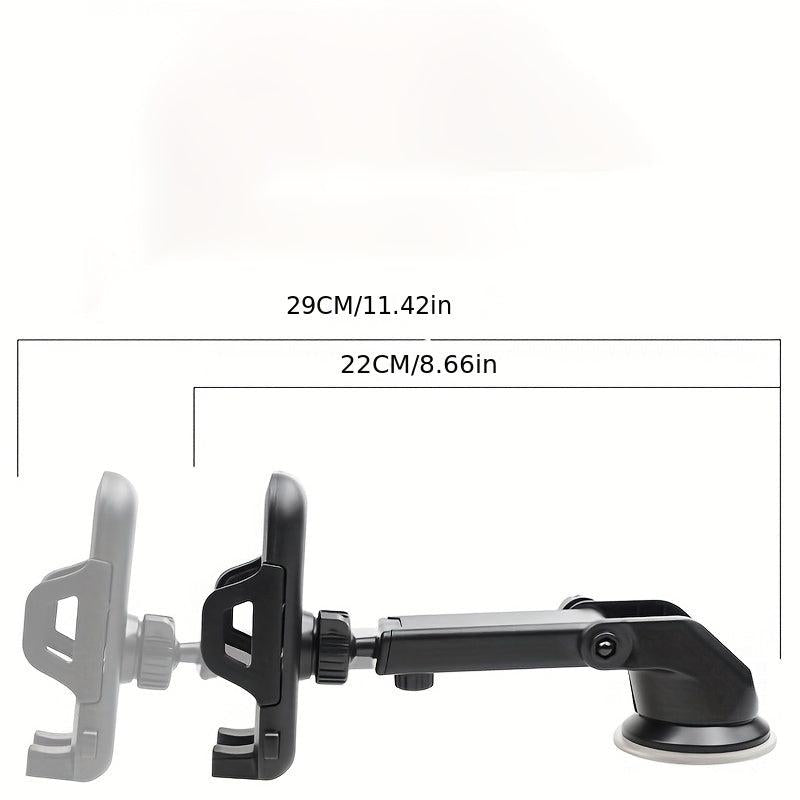 Car Mobile Phone Bracket Suction Cup Retractable Rotating