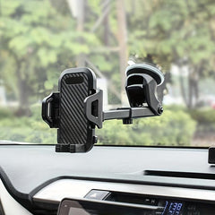 Car Mobile Phone Bracket Suction Cup Retractable Rotating