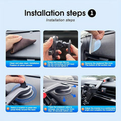 Universal Car Phone Holder with Sturdy Suction Cup Mount