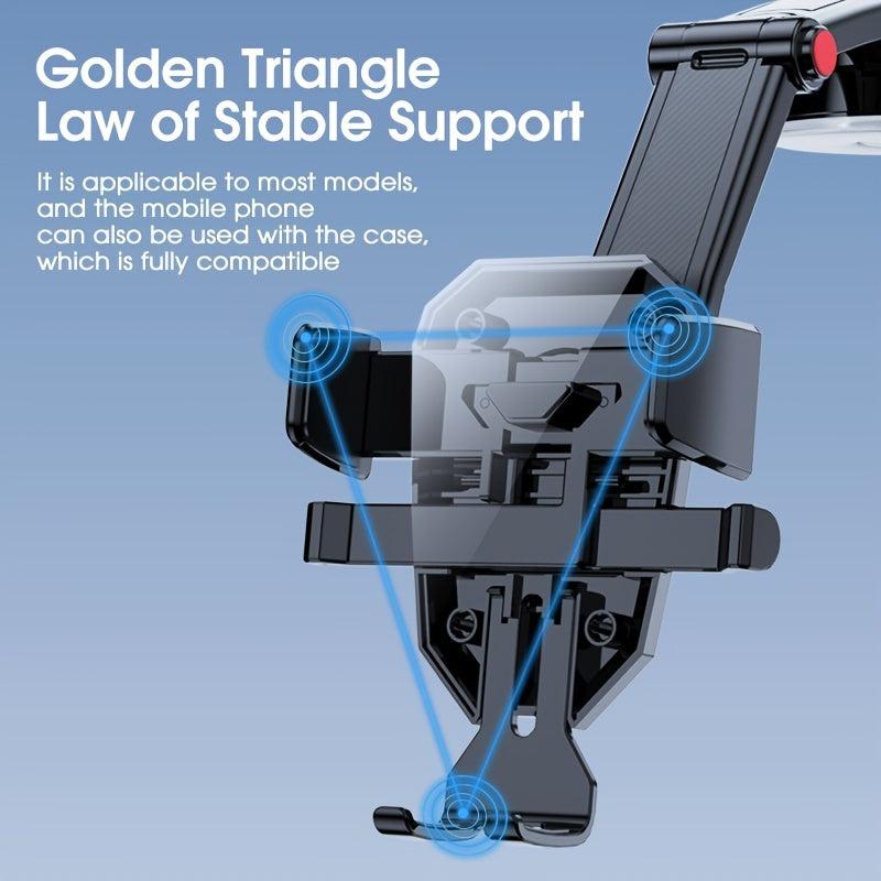 Universal Car Phone Holder with Sturdy Suction Cup Mount
