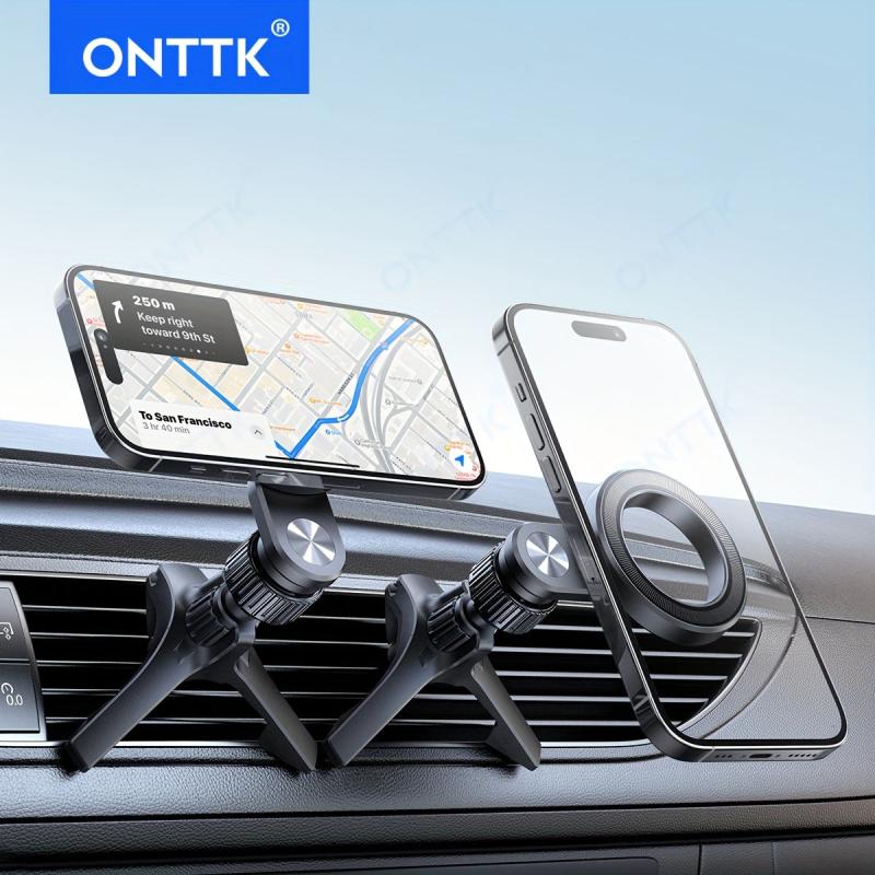 Magnetic Car Mount Phone Holder for iPhone 15 Pro Max Plus - Air Vent Clip