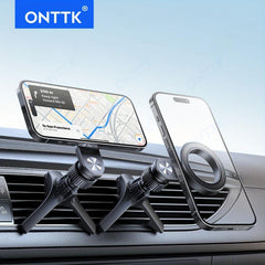 Magnetic Car Mount Phone Holder for iPhone 15 Pro Max Plus - Air Vent Clip