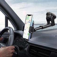 Car Phone Holder 2-in-1 Dashboard Windshield Hands-Free