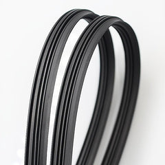 1pc Rubber Strip Wiper Iron Frame Bone Auto Driver Copilot Different Size