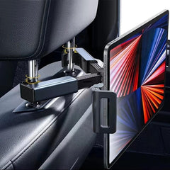 Car Back Seat Phone Mount 360 Rotation Stand for Smartphone 4.7-12.9 Inch iPad