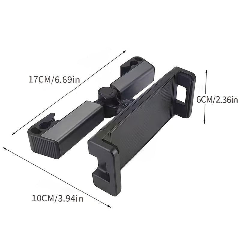 Car Back Seat Phone Mount 360 Rotation Stand for Smartphone 4.7-12.9 Inch iPad