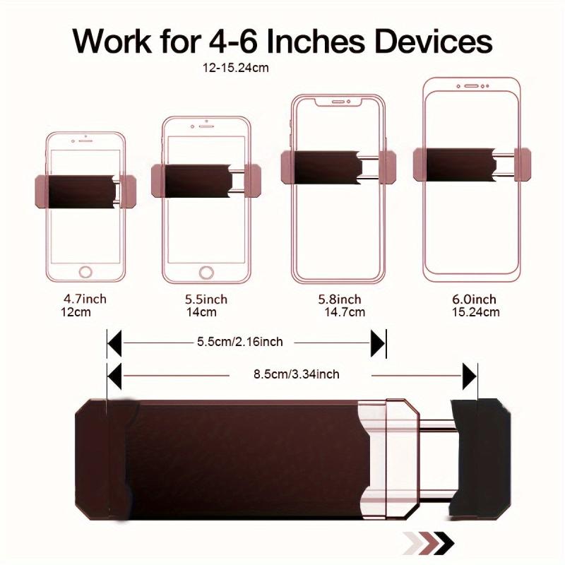 Car Mobile Phone Holder Retractable Long Rod Air Outlet Mount