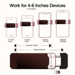 Car Mobile Phone Holder Retractable Long Rod Air Outlet Mount