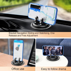 Car Navigation Adhesive Rotatable Phone Holder