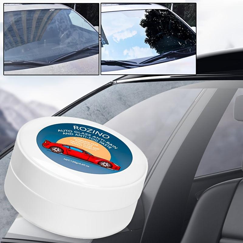 Auto Glass Cleaning Cream - Stain Remover, Anti Rain & Anti Fog Film
