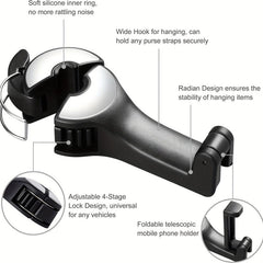 Universal Car Headrest Phone Holder 360 Rotation Multifunctional