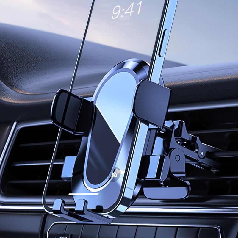Car Vent Phone Mount Metal Hook Auto Lock