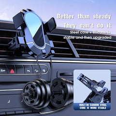 Car Vent Phone Mount Metal Hook Auto Lock