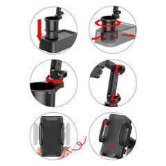 Universal Car Mount Phone Holder 2 in 1 Stand & Bottle Cradle