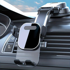 Adjustable Car Phone Holder Mount for Dashboard - Compatible with All Phones