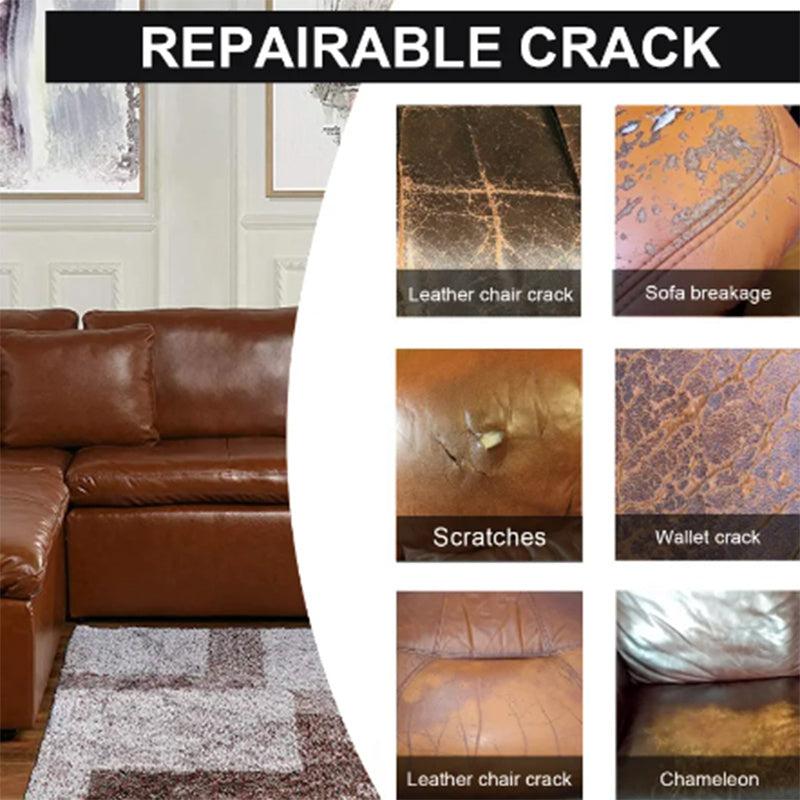 Leather Repair Kit Car Seat Aging Cracking Wear No Trace Sofa Hole Refurbished