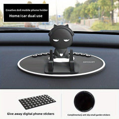 Car Phone Holder Instrument Panel Navigation Support Suction Cup Fixing Bracket