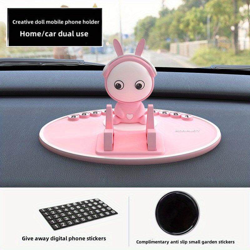 Car Phone Holder Instrument Panel Navigation Support Suction Cup Fixing Bracket