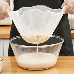 Reusable Nut Milk Bag Fine Strainer Cheesecloth Yogurt Filter Cold Brew Coffee