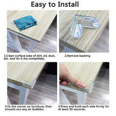10pcs Baby Proofing Safety Corner Protectors for Furniture & Table Corners