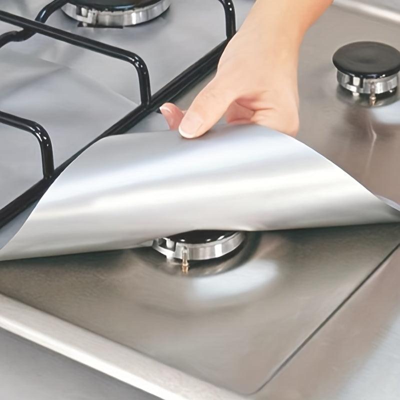 6pcs Gas Range Stovetop Burner Protector Pad Liner Cover 0.15mm Extra Thick