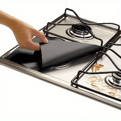 6pcs Gas Range Stovetop Burner Protector Pad Liner Cover 0.15mm Extra Thick