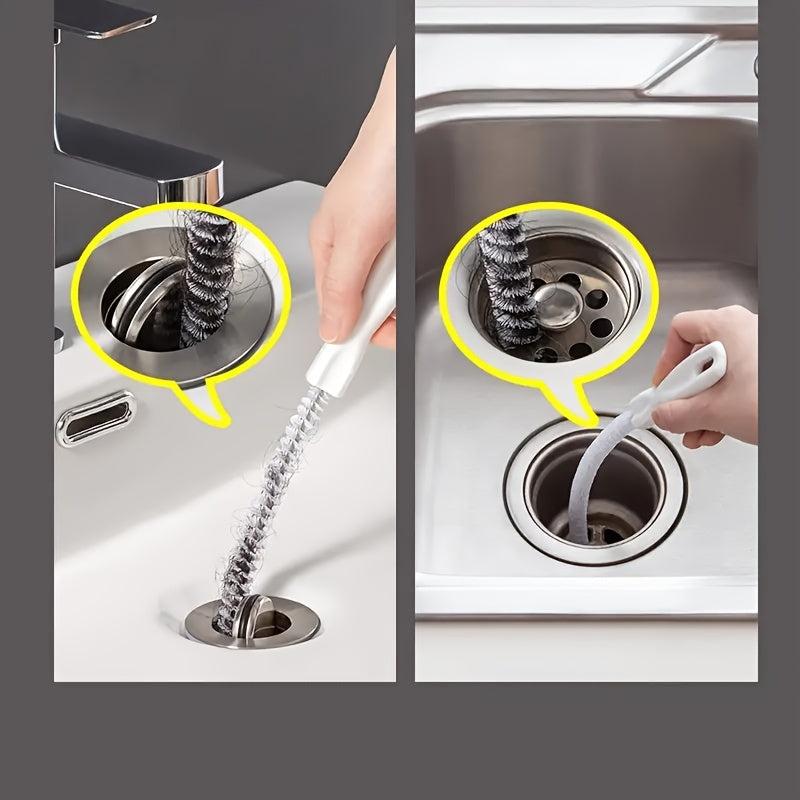 Flexible Kitchen Sink Hair Cleaner for Sewer Anti-Clog Cleaning