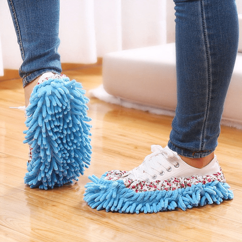 1pc Multifunction Floor Dust Cleaning Slippers Shoes Lazy Mopping Shoes
