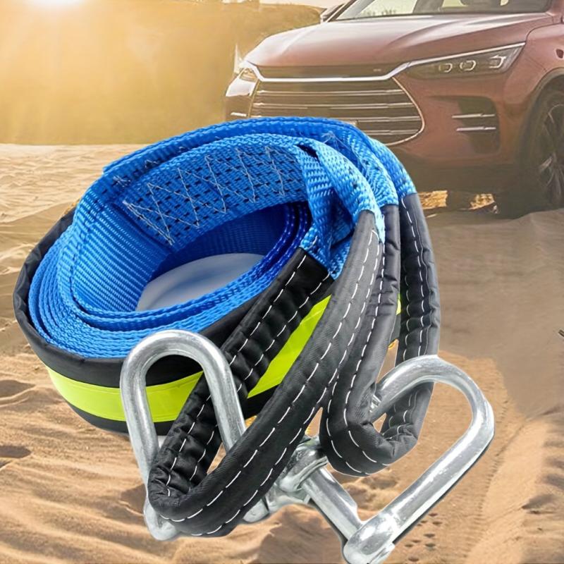 Polyester U-Lock Trailer Rope w/ Reflective Strip - RVs, Cars, Motorcycles