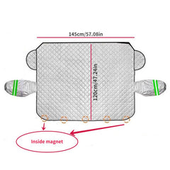 Universal Car Magnetic Sunshade Cover Windshield Snow Sun Shade