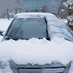 Winter Car Snow Cover Foldable Car Windshield Cover Sunshade Snow Cover