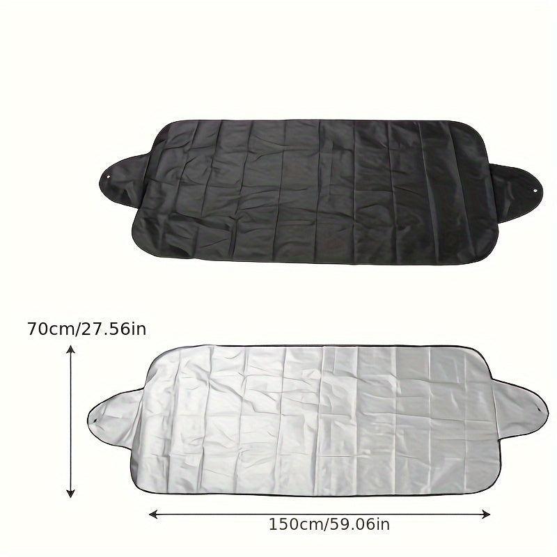Winter Car Snow Cover Foldable Car Windshield Cover Sunshade Snow Cover
