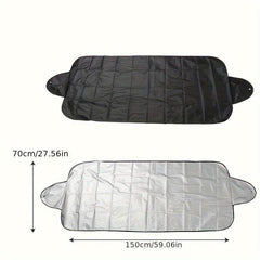 Winter Car Snow Cover Foldable Car Windshield Cover Sunshade Snow Cover