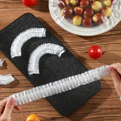 Set of 50/100/200 Elastic Food Bowl Covers - Stretchable & Suitable
