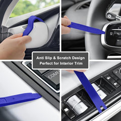 Car Trim Removal Tool Set Plastic Pry Kit Fasteners Clips Rivets