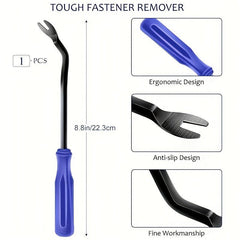 Car Trim Removal Tool Set Plastic Pry Kit Fasteners Clips Rivets
