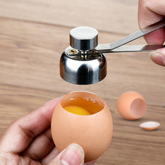 Stainless Steel Egg Opener Kitchen Metal Egg Opener