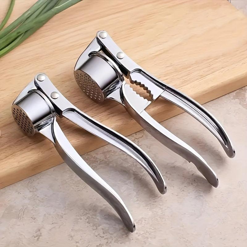 Zinc Alloy Garlic Press and Masher
