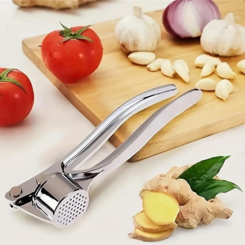 Zinc Alloy Garlic Press and Masher