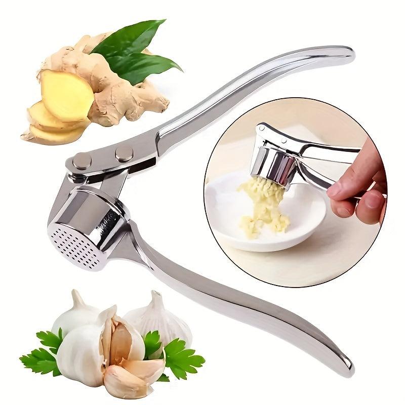 Zinc Alloy Garlic Press and Masher