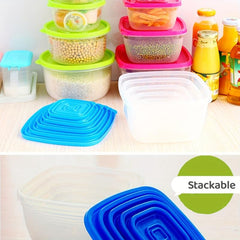 Microwave Oven Fresh-keeping Box Set Sealed Plastic Bowl