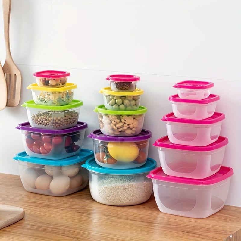 Microwave Oven Fresh-keeping Box Set Sealed Plastic Bowl