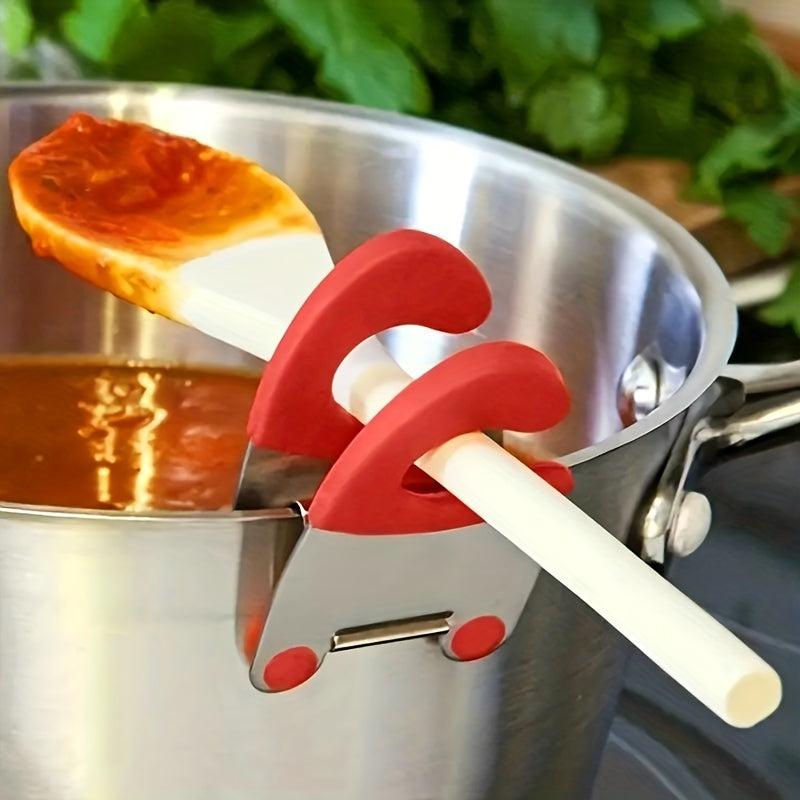 Kitchenware Support Rack Stainless Steel Pot Side Clip