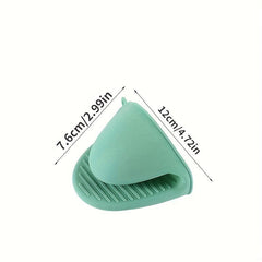 2pcs Silicone Pot Holders Heat Resistant Oven Mitts Kitchen Cooking Baking