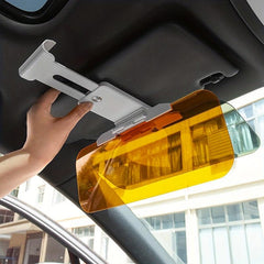 Car Sun Visor 2 In 1 Night Anti Glare Goggle HD Anti UV Rotatable