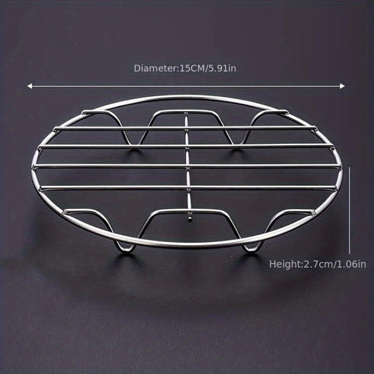 304 Stainless Steel Steaming Rack Single Layer Grill Rack Grid